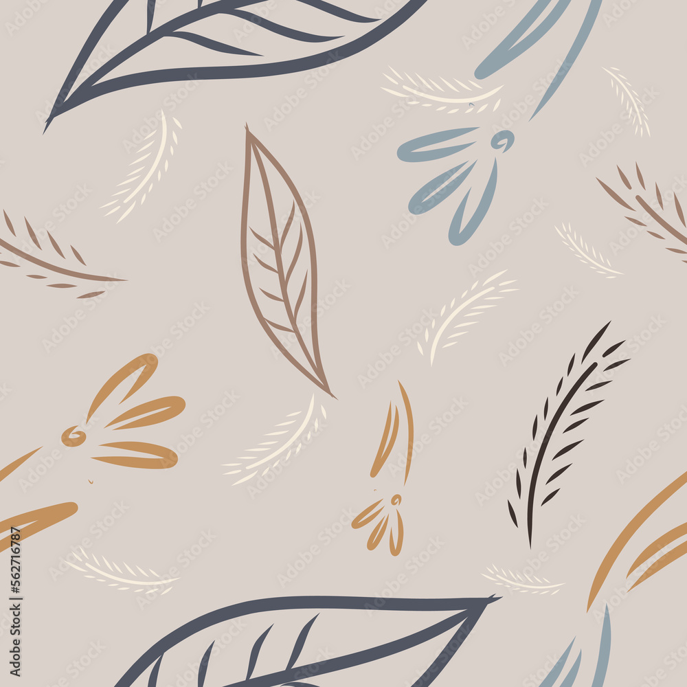 Seamless pattern of hand-drawn hearts in soft tones on a light background. Modern, stylish fabric design for children. Seamless pattern of hand-drawn hearts in soft tones on a light background. Modern, stylish fabric design for children.