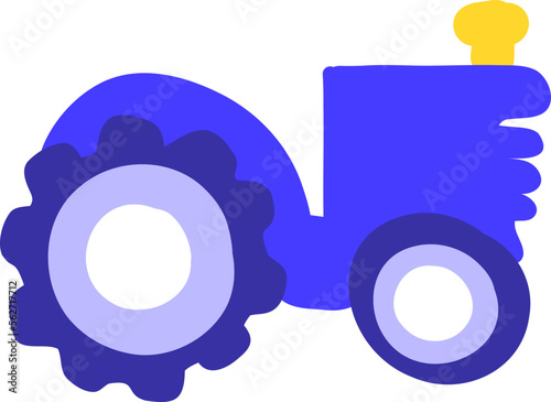 Blue Children's Car