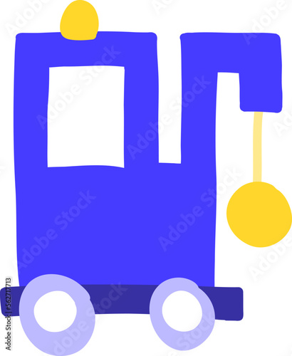 Blue Children's Car