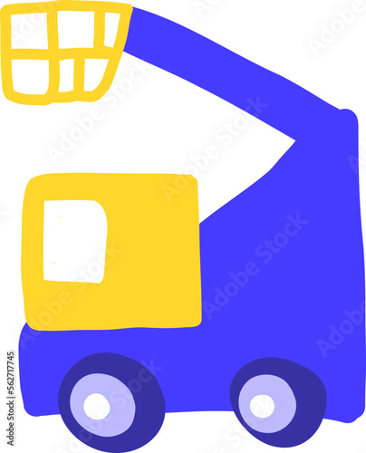 Blue Children's Car