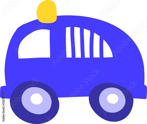 Blue Children's Car