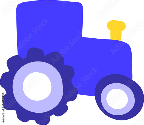 Blue Children's Car