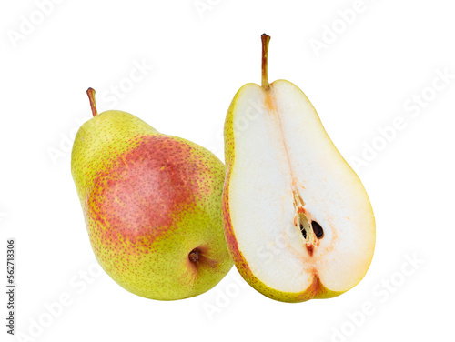 pears isolated on transparent png photo