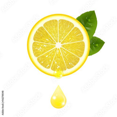 Guicy Lemon with a Drop of Juice
