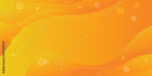 abstract orange wave and curve background 