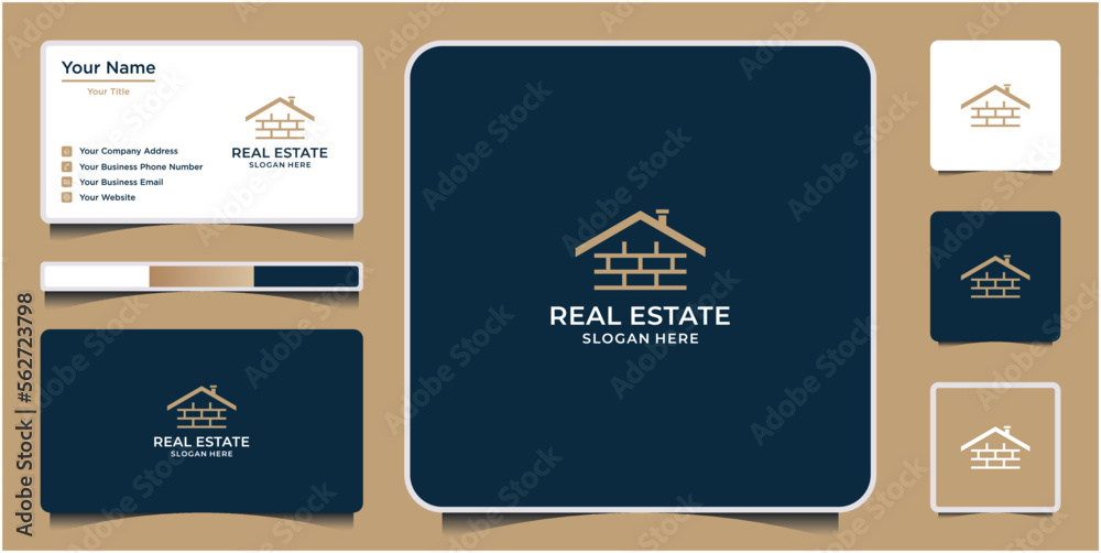 Real estate logo design home house logo creative