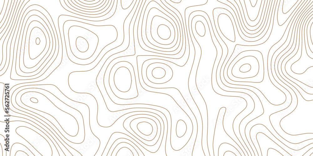 Abstract Topographic map background with wave line. gradient multicolor wave curve lines banner