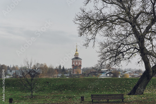 Obraz na płótnie Cityscape of Suzdal, Russia. Orthodox Church w salonie