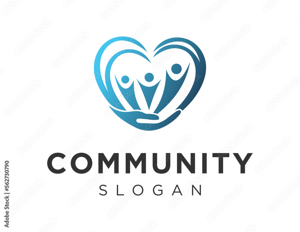 Logo about Community on a white background. created using the CorelDraw application. Logo about Community on a white background. created using the CorelDraw application.