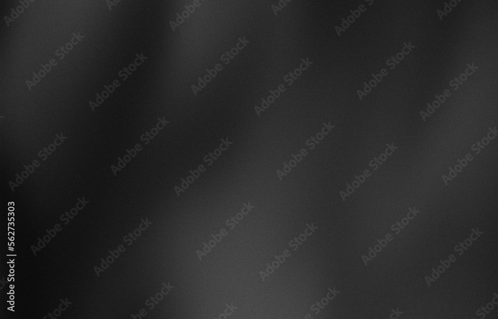 Abstract black and gray background with gradient and grain noise Texture 
