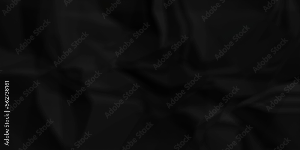 Dark Black facbric paper backdrop crumpled texture. dark black textured crumpled black paper background. panorama black paper texture background, crumpled pattern. Dark Black facbric paper backdrop crumpled texture. dark black textured crumpled black paper background. panorama black paper texture background, crumpled pattern.