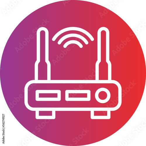 Wifi Router Icon Style