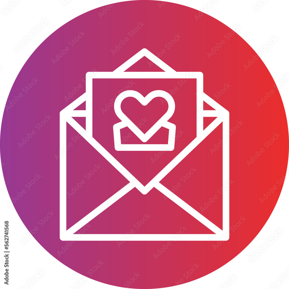 Love Letter Icon Style Love Letter Icon Style