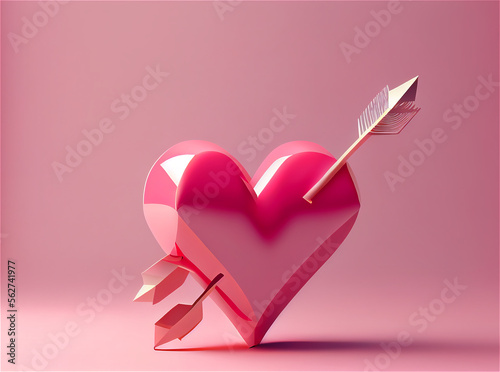monochrome pink image of a ...