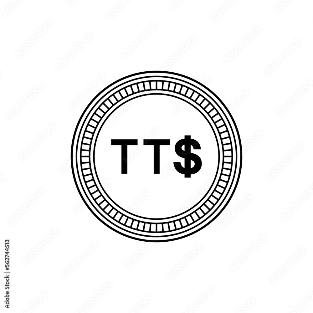 Trinidad and Tobago Currency Symbol, Trinidad and Tobago Dollar Icon, TTD Sign. Vector Illustration Trinidad and Tobago Currency Symbol, Trinidad and Tobago Dollar Icon, TTD Sign. Vector Illustration