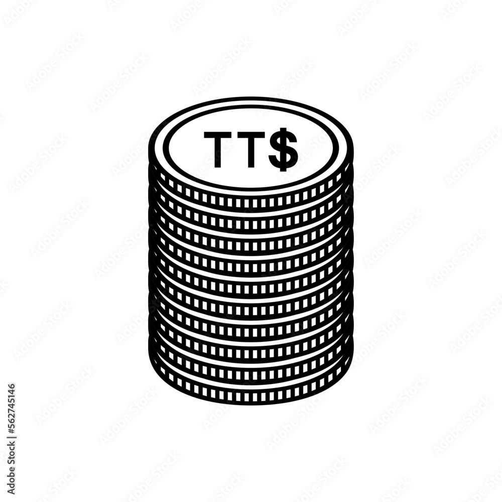 Trinidad and Tobago Currency Symbol, Trinidad and Tobago Dollar Icon, TTD Sign. Vector Illustration Trinidad and Tobago Currency Symbol, Trinidad and Tobago Dollar Icon, TTD Sign. Vector Illustration