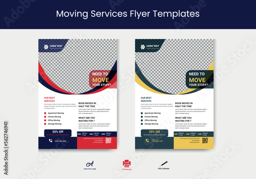 Moving Services Flyer Templates