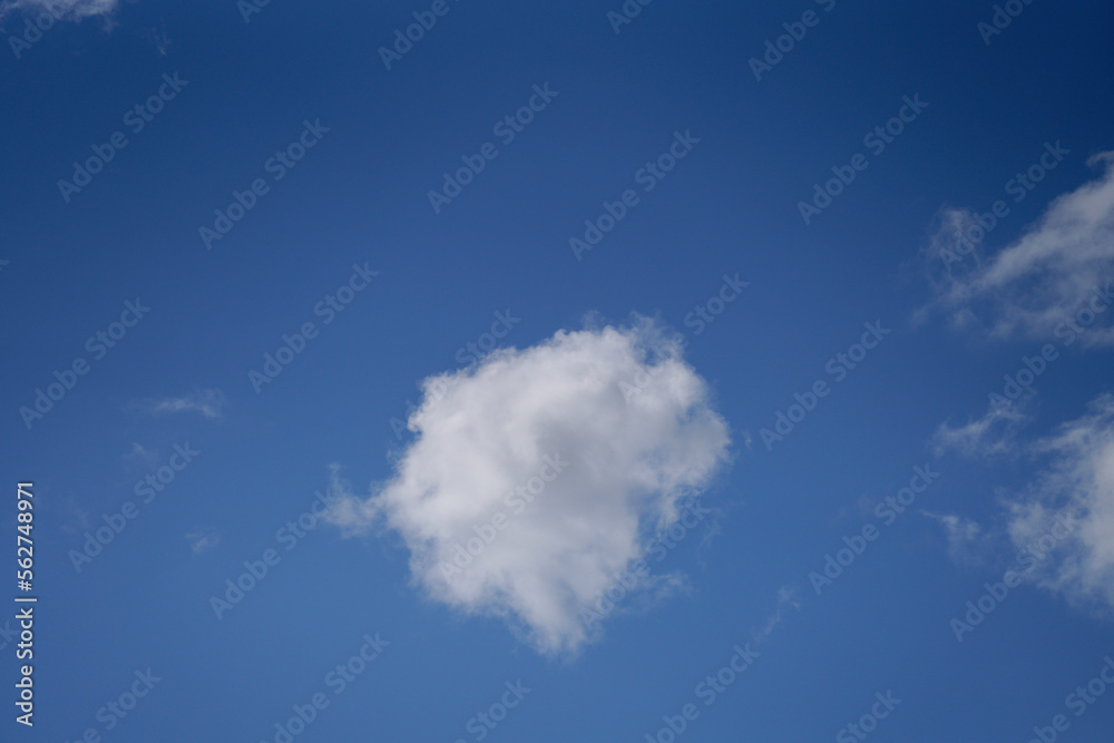 Stratus cumulus alto nimbo clouds in the blue sky is weather messengers Stratus cumulus alto nimbo clouds in the blue sky is weather messengers
