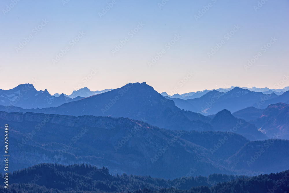 Allgäu - Berge - Alpen - Bergkette 