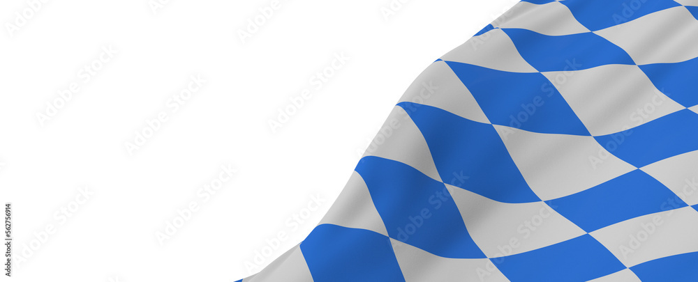 Oktoberfest background frame with bavarian white and blue fabric isolated on white. Oktoberfest background frame with bavarian white and blue fabric isolated on white.