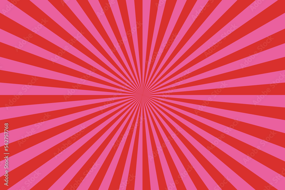Fototapeta premium 2色の放射線の壁紙