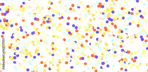  Colorful confetti on white background - in 3d png © vegefox.com
