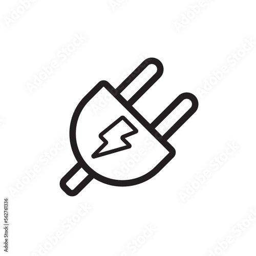 plug icon design vector template
