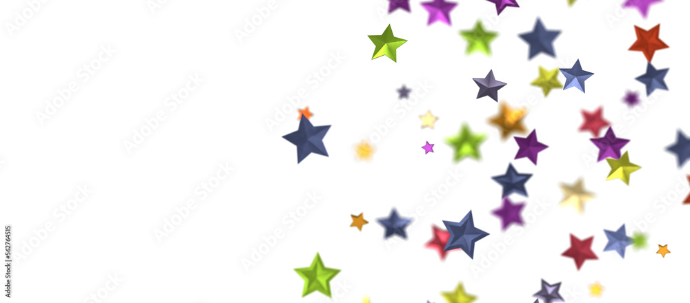 Holiday colour decoration, glitter frame isolated -