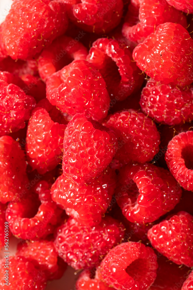 Raw Organic Red Raspberries Raw Organic Red Raspberries