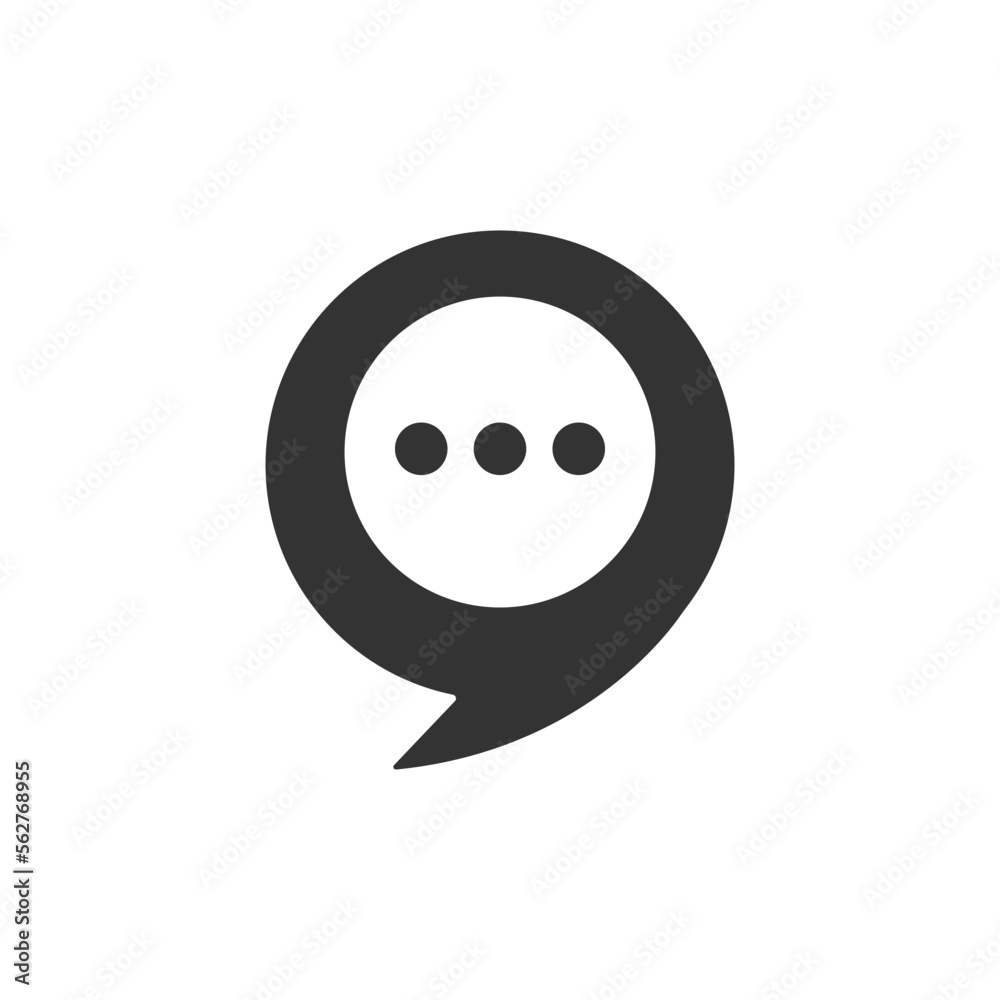 chat icon design vector template chat icon design vector template