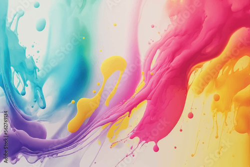 Abstract multicolor watercolor background design