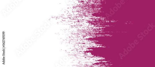Purple brush stroke background. Purple ink splash on backdrop. Brush background for wallpaper, paint splatter template, dirt banner, watercolor design, dirty texture. Trendy brush background, vector