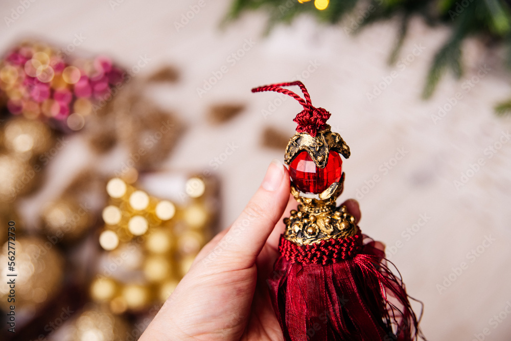 Quaste, Weihnachtsdeko Tannenbaum Quaste, Weihnachtsdeko Tannenbaum