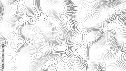 Abstract topographic map, vector background with height lines. Topographic map white abstract background with contour lines. The concept of conditional geographical pattern and topography map.