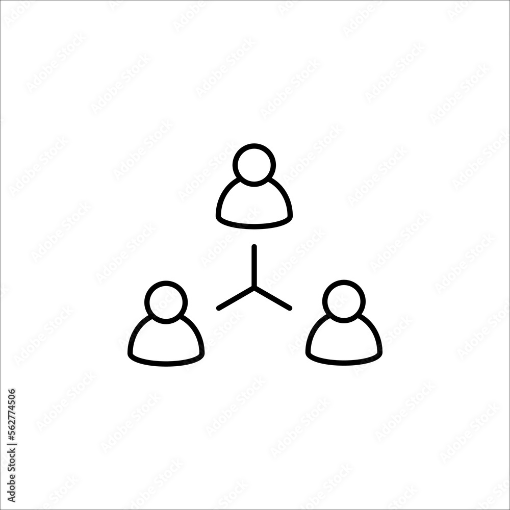 People Icons, Person work group Team Vector. vector illustration on white background People Icons, Person work group Team Vector. vector illustration on white background
