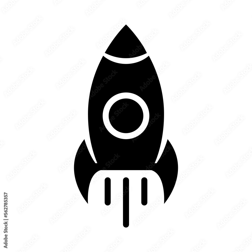 Rocket icon symbol sign for apps and websites with transparent background PNG Rocket icon symbol sign for apps and websites with transparent background PNG