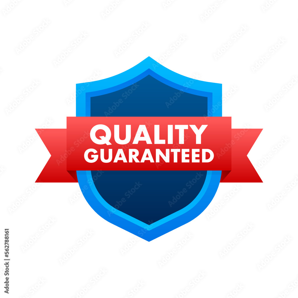 Quality guaranteed. Check mark. Premium quality symbol. Vector stock illustration. Quality guaranteed. Check mark. Premium quality symbol. Vector stock illustration.