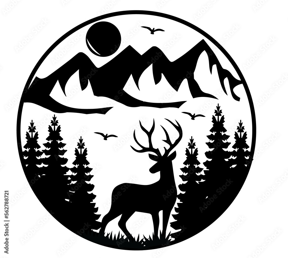 Deer Hunting name frame sign SVG png, hunter svg, hunting svg, deer svg ...