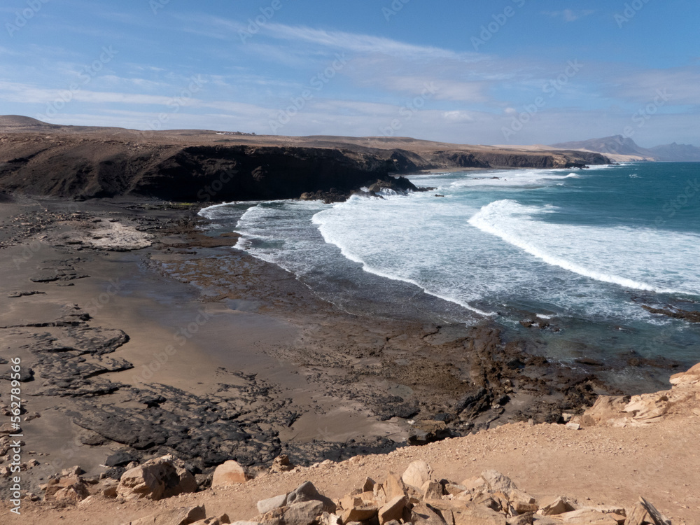 Fuerteventura – Punta Guadalupe an der wilden Steilküste La Pared