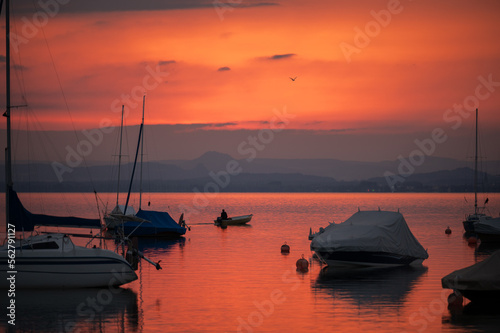 Sonnenuntergang am See