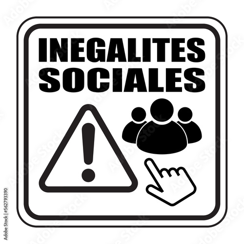 Logo inégalités sociales.
