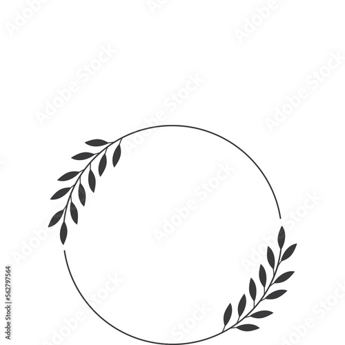black laurels frames branches with circle borders label. laurels frames transparent background. laurel leaves decorative elements. award, Leaves, invitation decoration, swirls, ornate. laurels frames 
