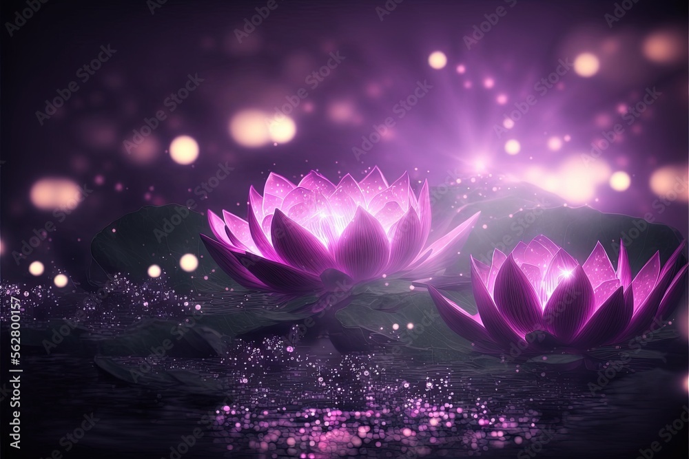Illustrative vector graphics of light purple floating sparkle. generative ai Illustrative vector graphics of light purple floating sparkle. generative ai