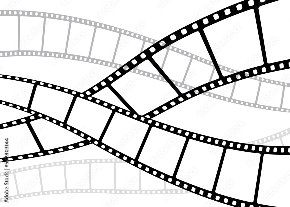 Movie film strip , vector illustration
