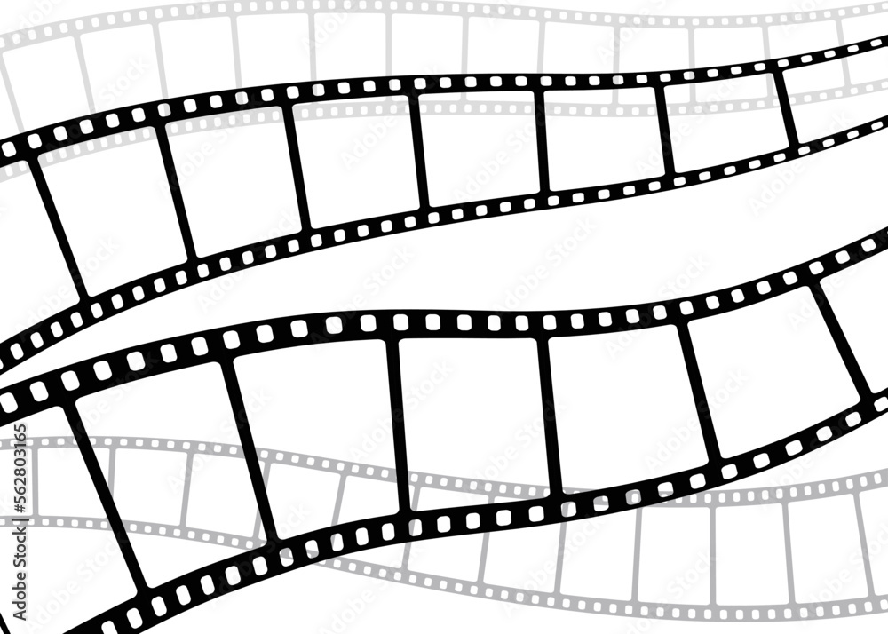 Movie film strip , vector illustration