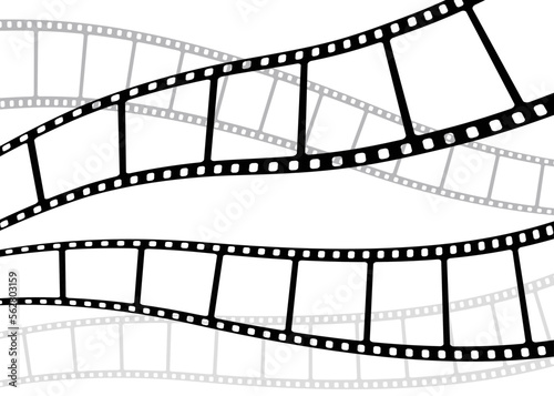 Movie film strip , vector illustration