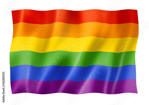 Rainbow gay pride flag isolated on white Free Download Rainbow gay pride flag isolated on white - GFXLoad