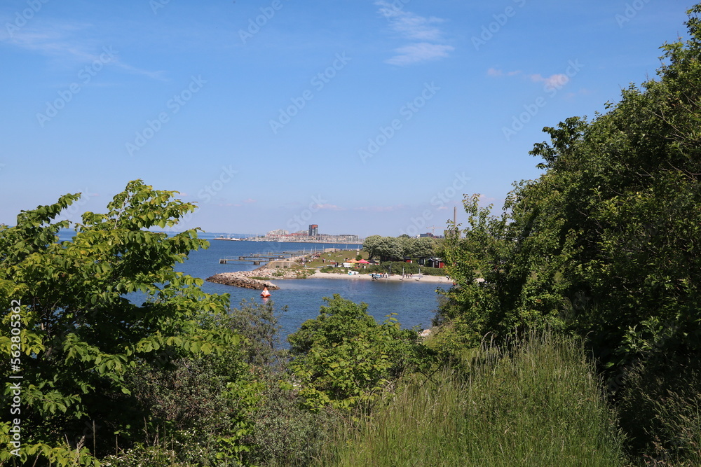 Landscape around Malmo at the Baltic Sea, Sweden Landscape around Malmo at the Baltic Sea, Sweden