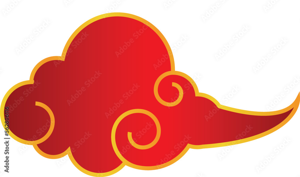 red cloud for decoration of chinese new year red cloud for decoration of chinese new year