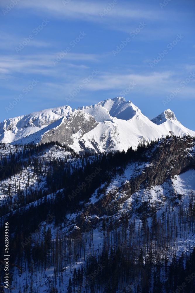 Tatry Wysokie, Bielskie, Słowackie, zima, śnieg, TANAP, góra, krajobraz, Hawrań, Murań, Tatry Wysokie, Bielskie, Słowackie, zima, śnieg, TANAP, góra, krajobraz, Hawrań, Murań,